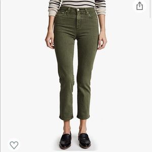 AG Adriano Goldschmied- Isabelle straight leg cropped jeans